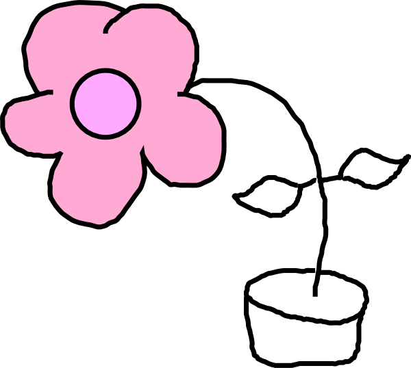 Kids Flower Clip Art At Clipart Library - Kids Drawing Of A Flower (600x538)