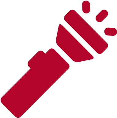 Flashlight - Red Paint Brush Clip Art (400x400)