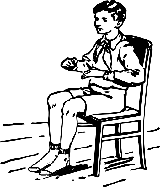 Boy Sitting On A Chair (510x597)