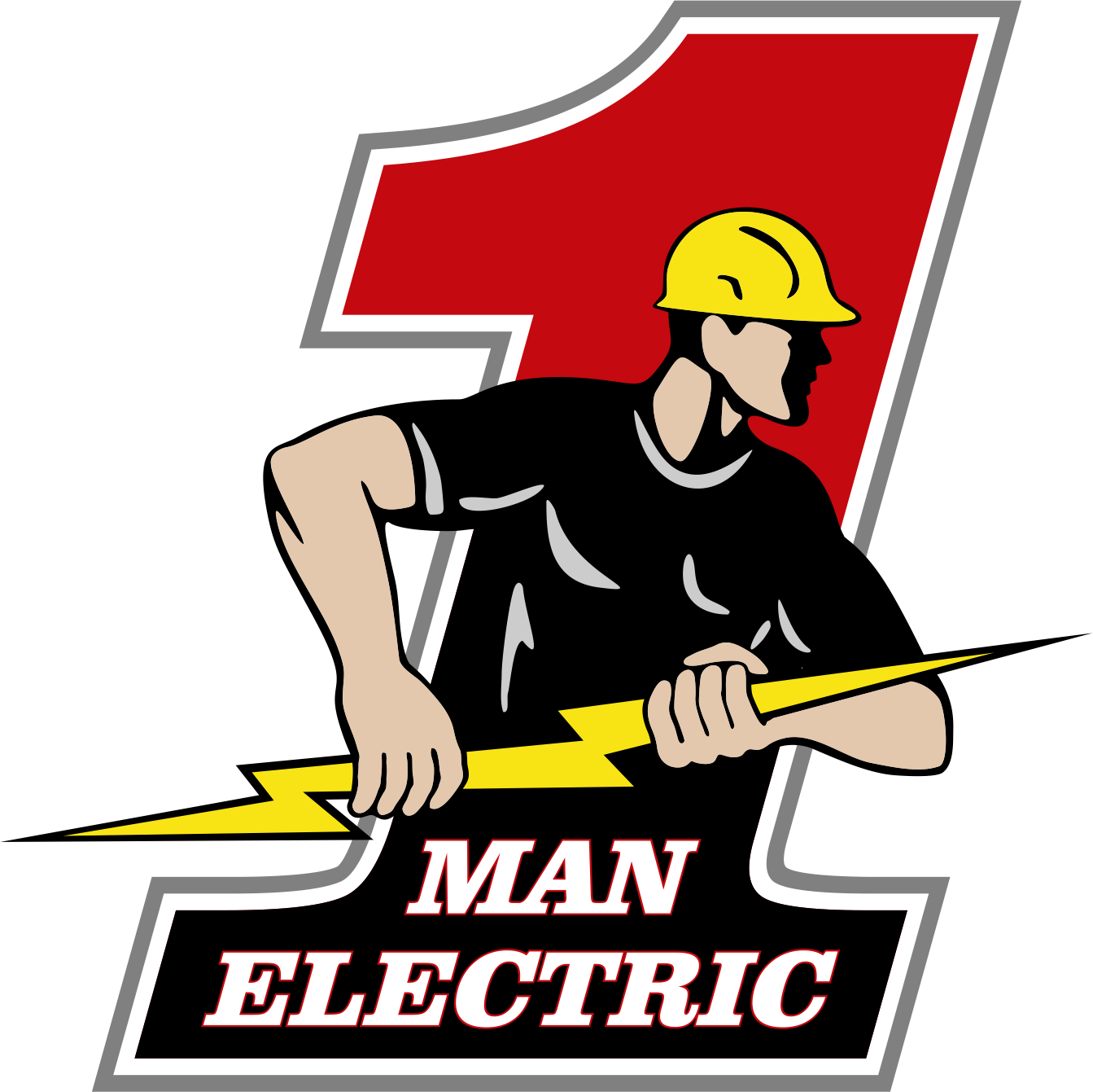 Electricity Man Clipart (1343x1341)