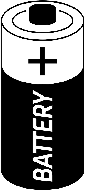 Battery, Charge, Energy, Electricity, Cell, Positive - Battery Black And White (320x640)