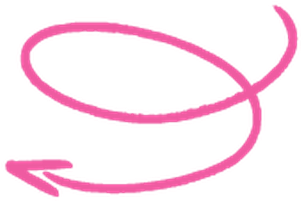 Set Of Pink Hand-drawn Arrows, Signs, And Highlighting - Pink Drawn Arrow Png (710x347)