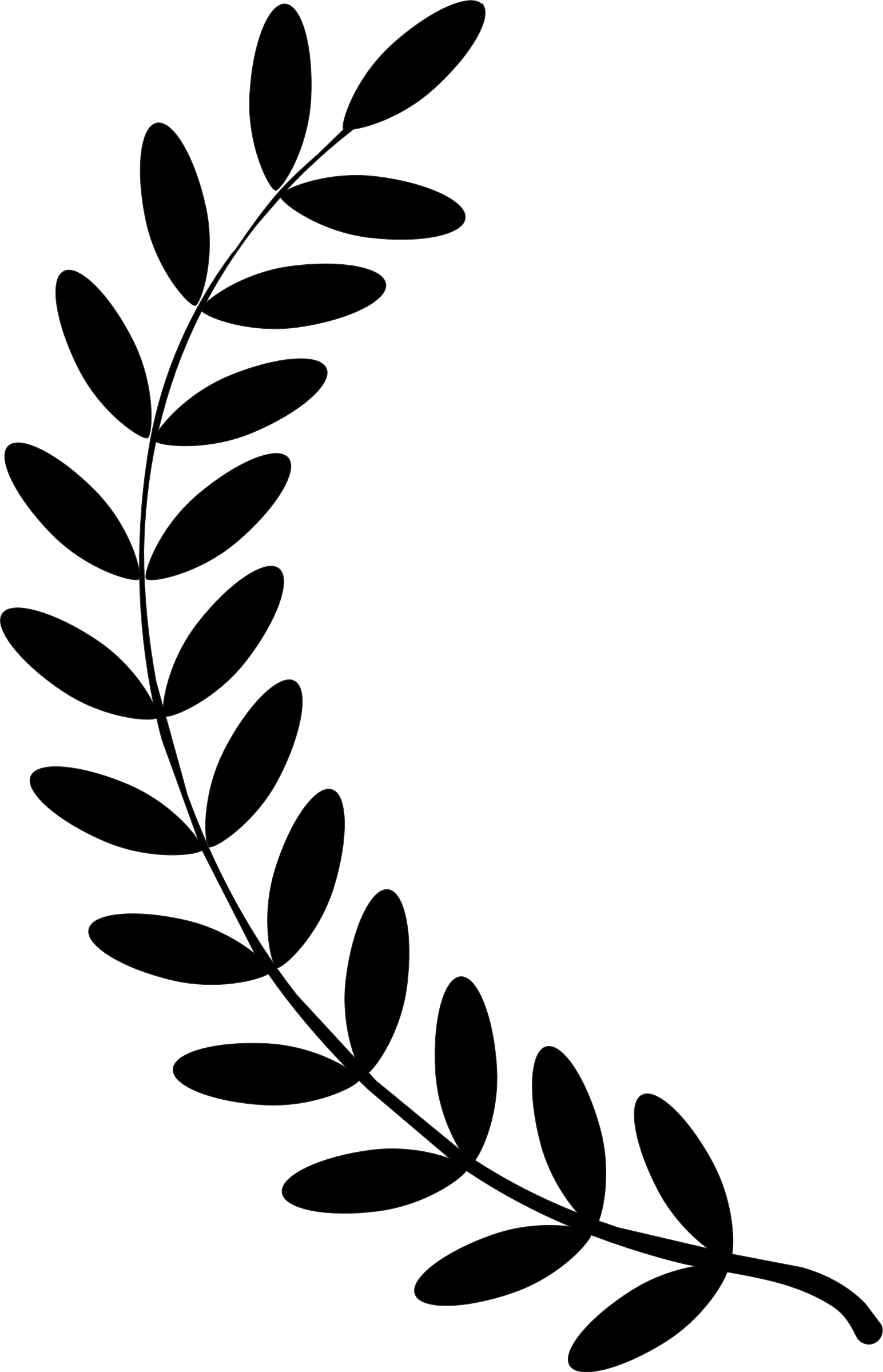 Clipart - Leaf Branch Clip Art (1544x2399)