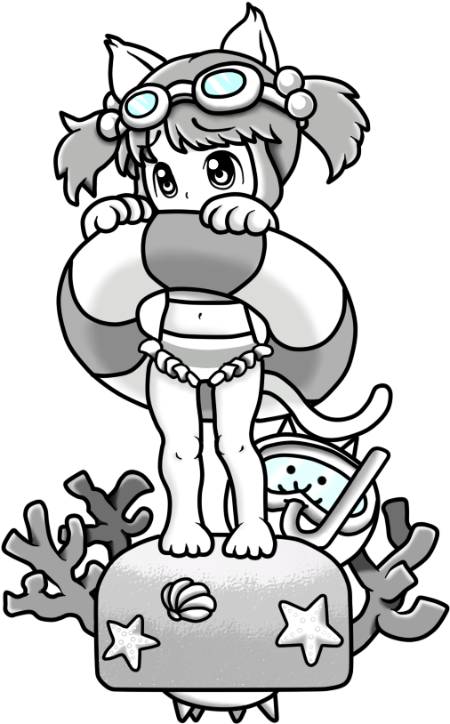 The Battle Cats - Miss Moneko Battle Cats (553x822)