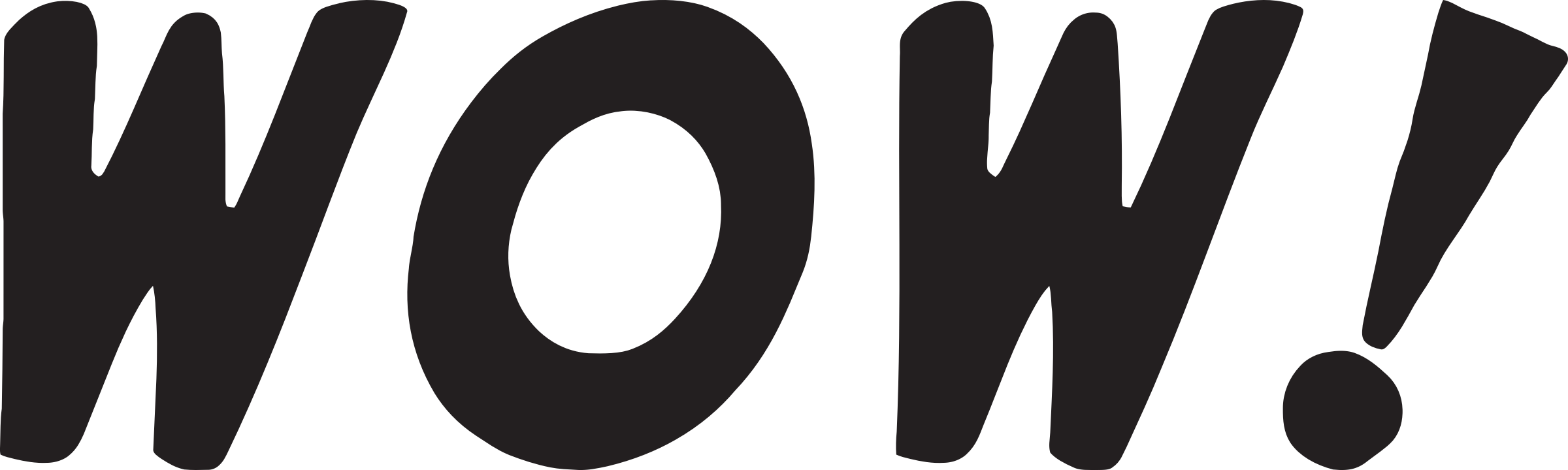 Clip Art Tags - Wow Black And White Clipart (2400x720)