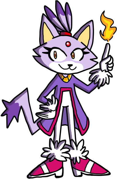 Blaze The Cat - Sonic Rush (480x640)