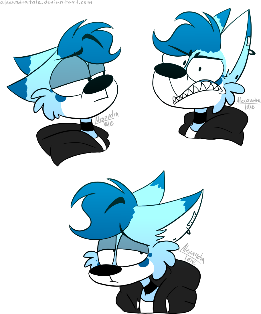 Alexandra The Blue Lazy Cat By Alexandratale - Alexandratale Deviantart (1000x1171)