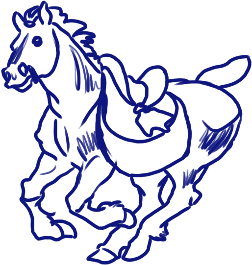 Sketching In The Lines And Details - Mane (638x542)