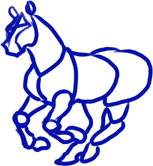 Flesh Out Your Lines - Drawing (638x542)