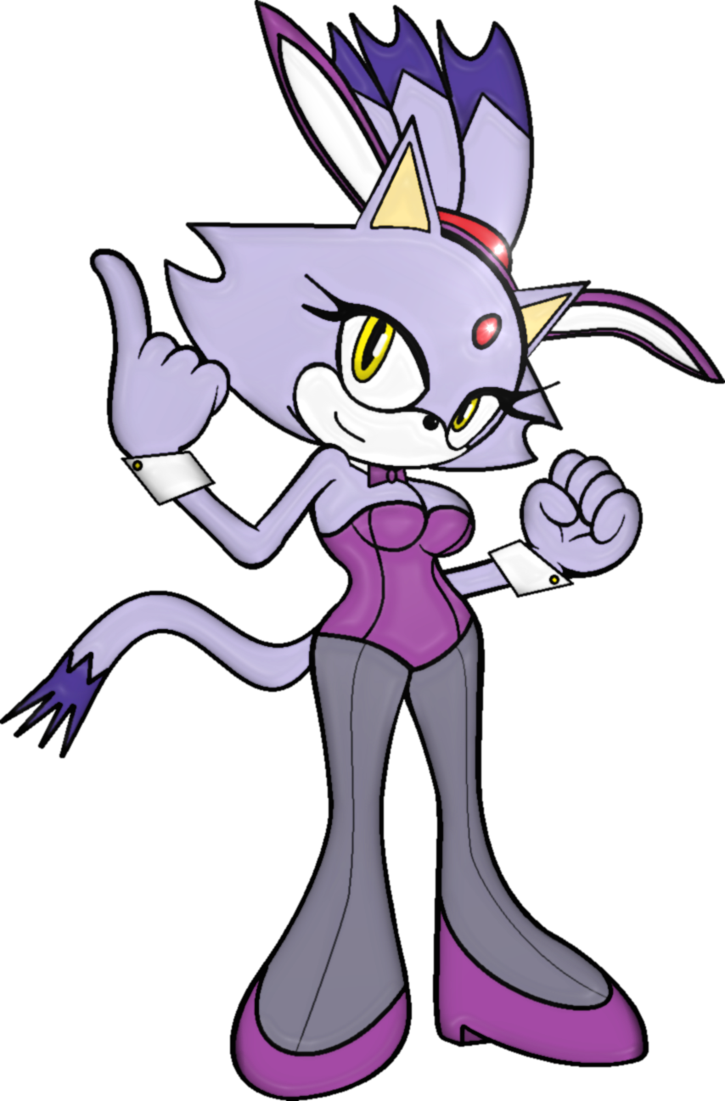 Playboy Blaze The Cat By Erichgrooms3 - Cartoon (725x1101)