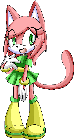 Estela The Cat - Cartoon (450x540)