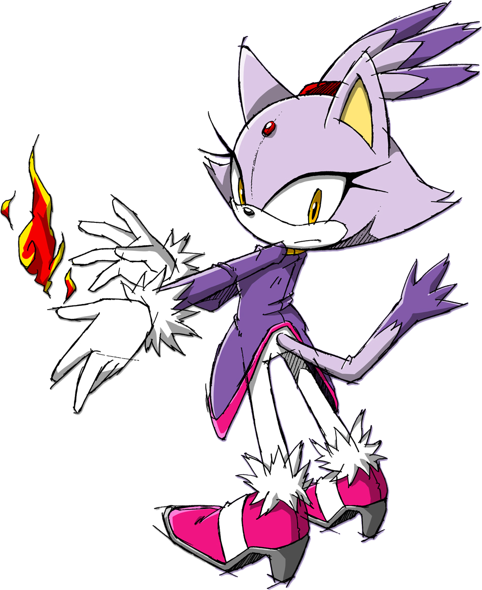 Blaze The Cat - Blaze The Cat (982x1200)