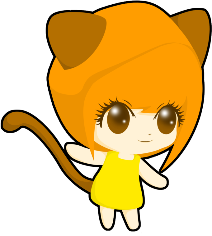 Chibi Cat Girl By Chibisakurapop Chibi Cat Girl By - Chibi (900x997)