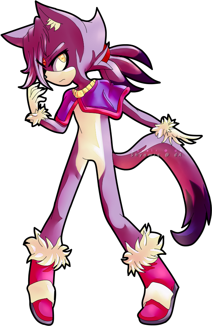 Gender Bender Blaze By Shyamiq - Blaze The Cat Male (800x1100)