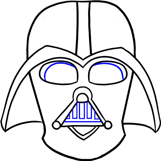 How To Draw Darth Vader In A - How To Draw Darth Vader In A (678x600)
