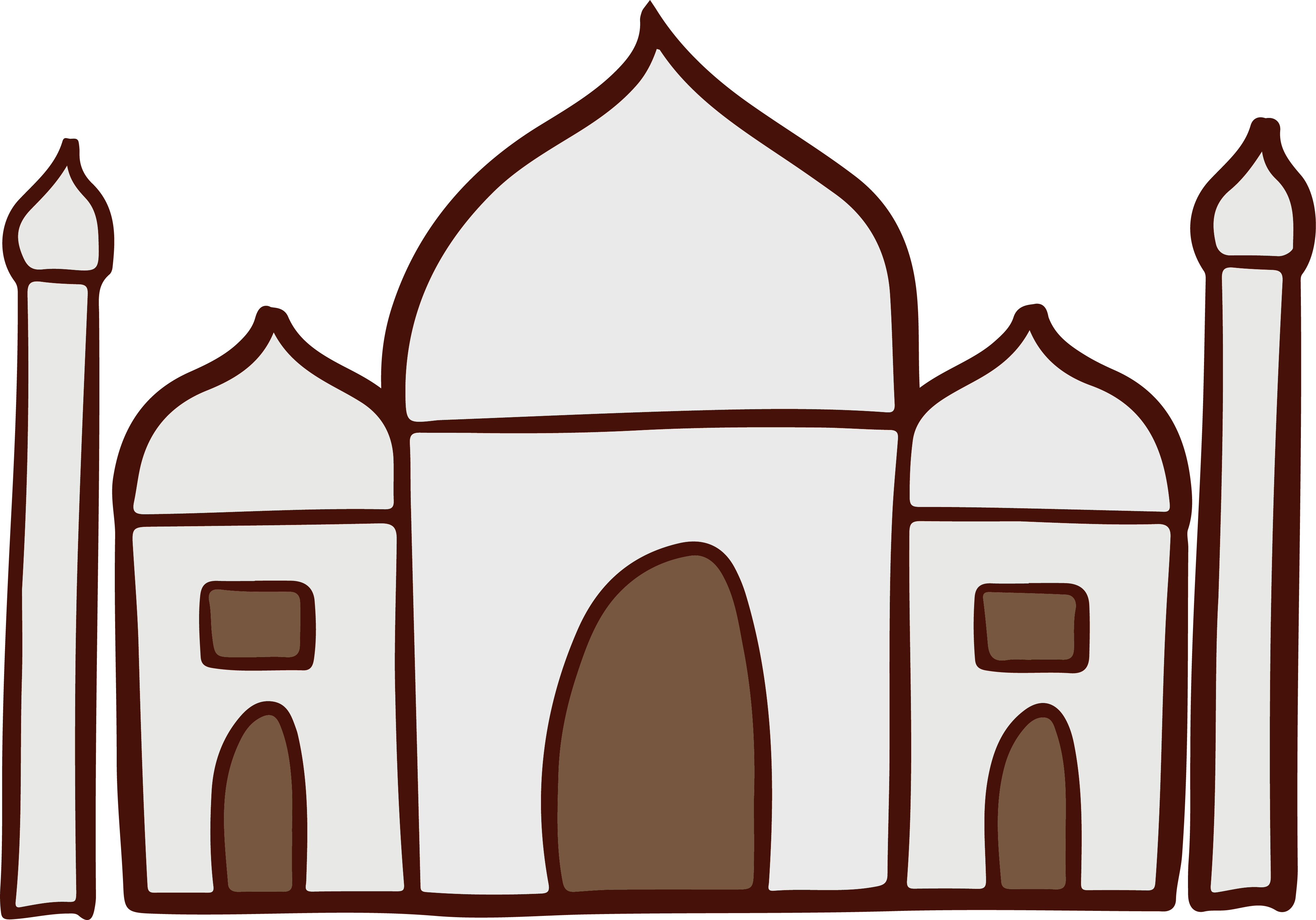 Architecture Clip Art India Style Church - Architecture Clip Art India Style Church (4184x2925)