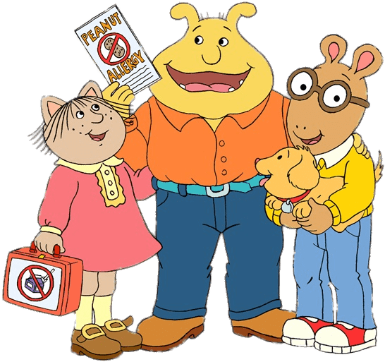 Arthur Binky And A Transparent Background - Arthur Binky And A Transparent Background (600x554)