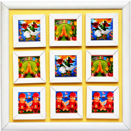 Home Style Wood Photo Frame With Velcro - Home Style Wood Photo Frame With Velcro (500x500)