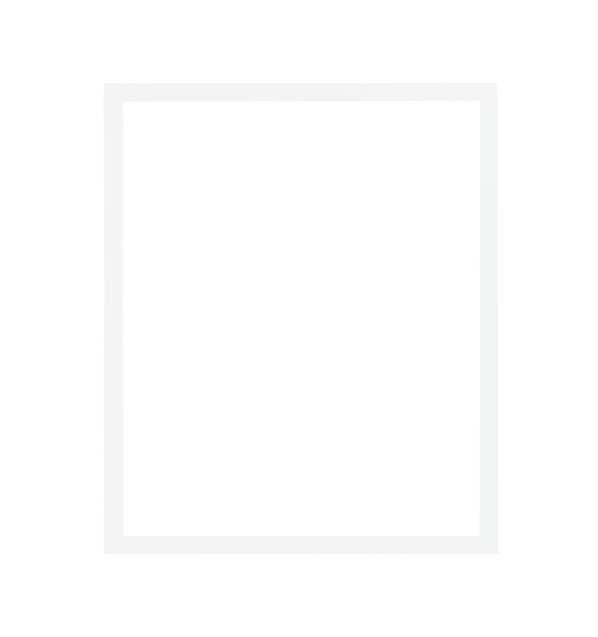 White Wood Gallery Frame - White Wood Gallery Frame (1170x1248)