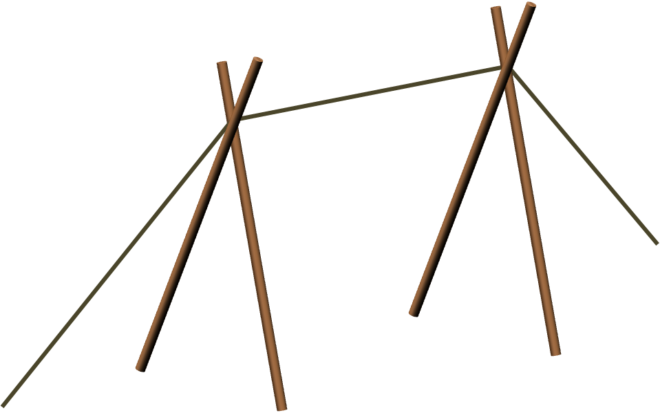 Wooden Frame For Basha, Wooden Frame For Basha - Wooden Frame For Basha, Wooden Frame For Basha (959x600)