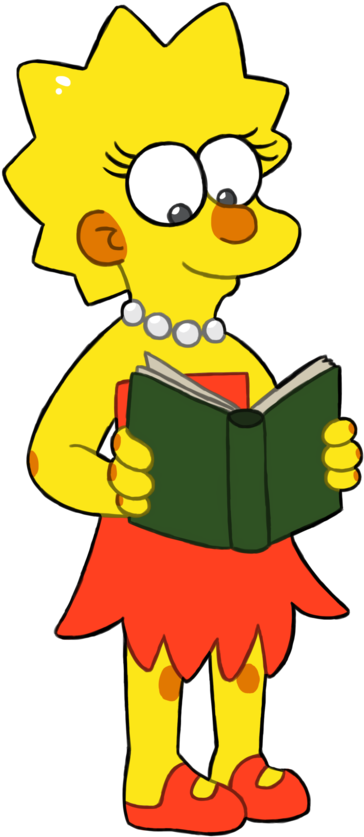 Lisa Simpson Sticker By Garrett Strangelove - Lisa Simpson Sticker By Garrett Strangelove (818x977)