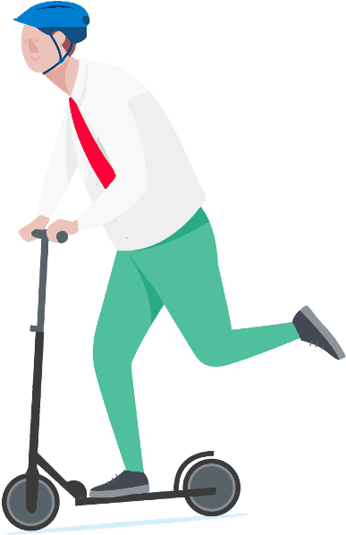 Scooter Clipart Active Play - Scooter Clipart Active Play (460x674)