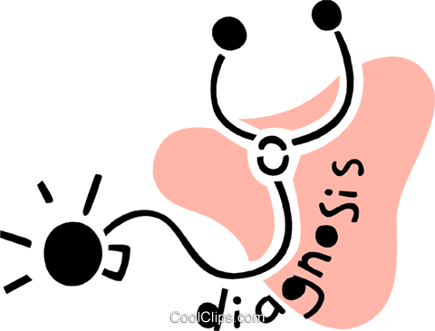 Stethoscopes Royalty Free Vector Clip Art Illustration - Stethoscopes Royalty Free Vector Clip Art Illustration (480x365)