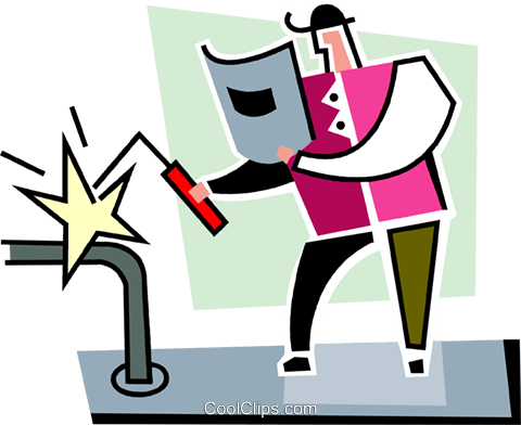 Welder Royalty Free Vector Clip Art Illustration -vc064978 - Welder Royalty Free Vector Clip Art Illustration -vc064978 (480x392)