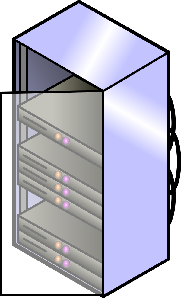 Server Rack Icon Clipart 19-inch Rack Computer Servers - Server Rack Icon Clipart 19-inch Rack Computer Servers (600x987)
