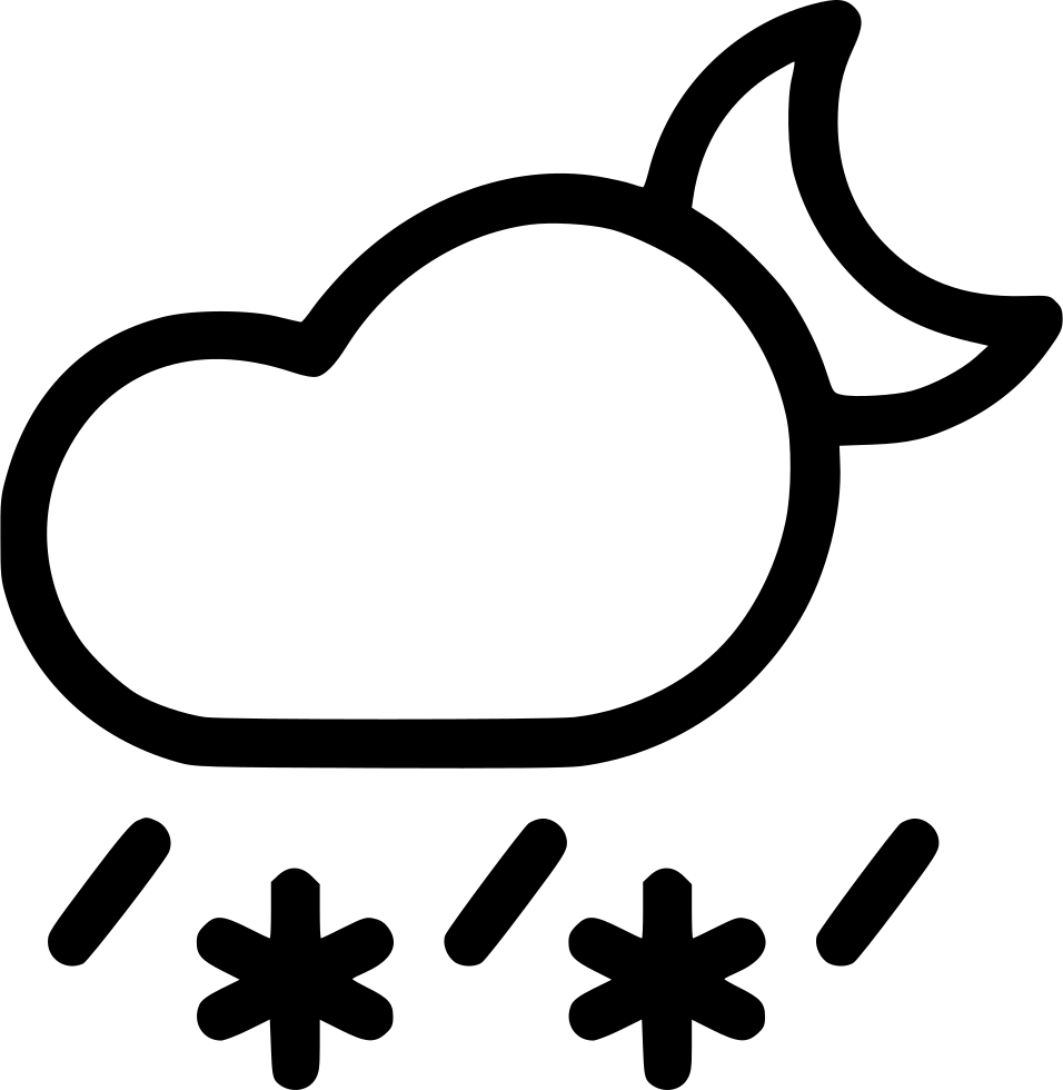 Cloud Night Moon Rain Snow Sleet Comments - Cloud Night Moon Rain Snow Sleet Comments (956x980)