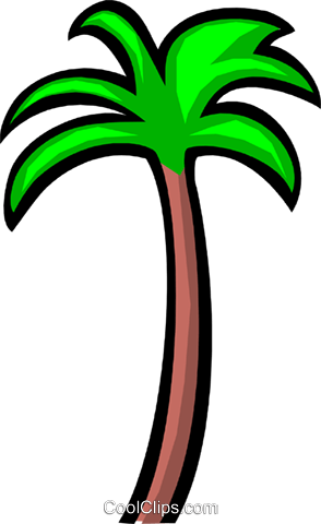 Palm Tree Royalty Free Vector Clip Art Illustration - Palm Tree Royalty Free Vector Clip Art Illustration (294x480)