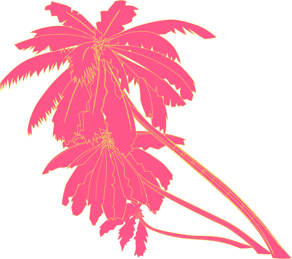 Palm Tree Clip Art At Clker - Palm Tree Clip Art At Clker (600x533)