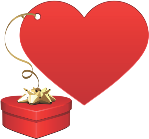 Ribbon Clipart, Happy Heart, Love Heart, - Ribbon Clipart, Happy Heart, Love Heart, (500x478)