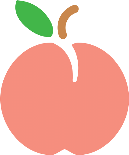 Clip Art Download Peach Emoji Frames Illustrations - Clip Art Download Peach Emoji Frames Illustrations (512x512)