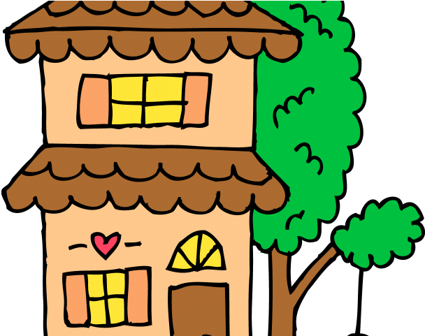 Cottage Clipart Cartoon - Cottage Clipart Cartoon (640x480)