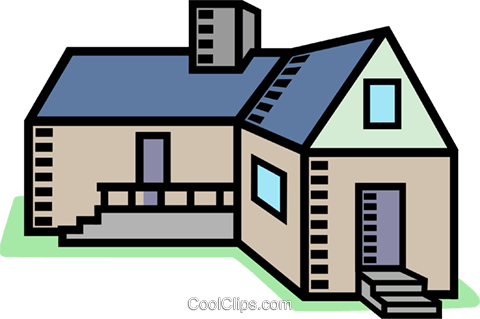 House, Building Royalty Free Vector Clip Art Illustration - House, Building Royalty Free Vector Clip Art Illustration (480x319)