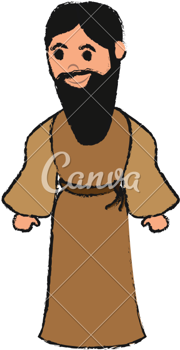 Man With Long Beard Icon Image - Man With Long Beard Icon Image (800x800)