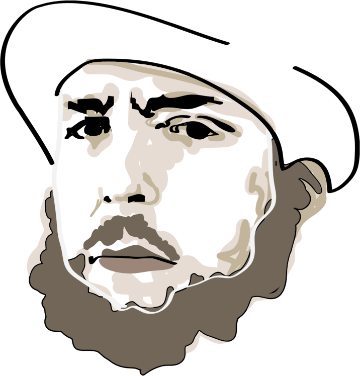 Png Free Stock Beard Clipart Beared - Png Free Stock Beard Clipart Beared (716x748)