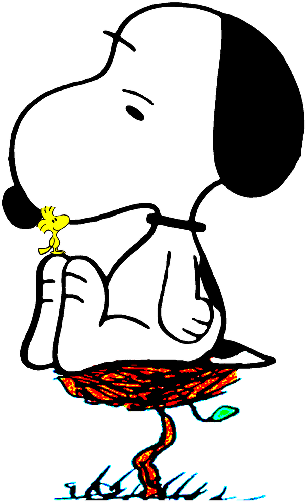 Snoopy E Woodstock No Ninho By Bradsnoopy97 - Snoopy E Woodstock No Ninho By Bradsnoopy97 (738x1082)