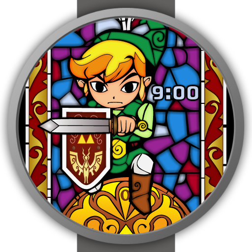 Link Stained Glass Watch Face Preview - Link Stained Glass Watch Face Preview (512x512)