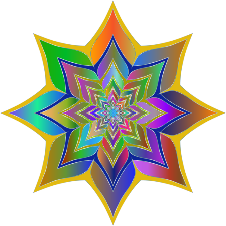 Froebel Star Symmetry Snowflake Ornament - Froebel Star Symmetry Snowflake Ornament (750x750)