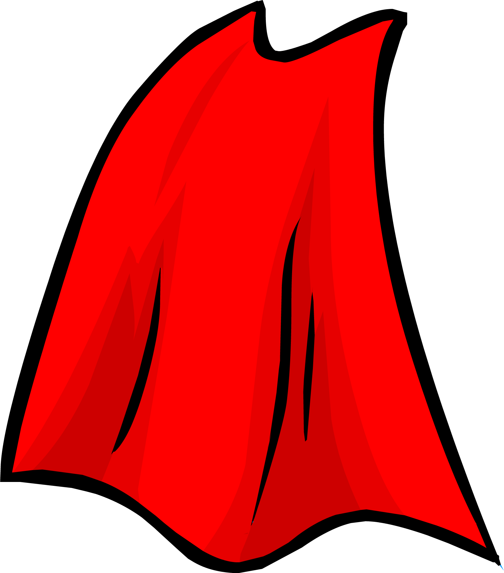 Superhero Outline Red - Superhero Outline Red (1693x1926)
