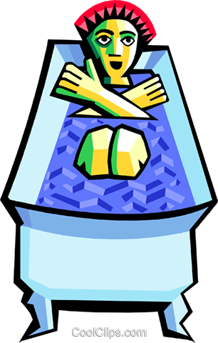 Person In The Tub Royalty Free Vector Clip Art Illustration - Person In The Tub Royalty Free Vector Clip Art Illustration (306x480)