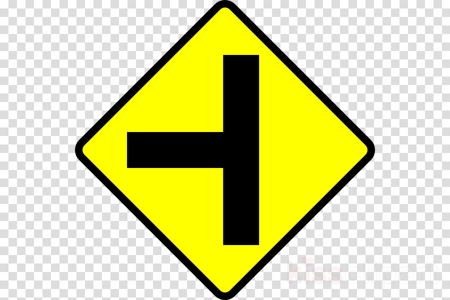Download T Junction Road Signs Clipart Traffic Sign - Download T Junction Road Signs Clipart Traffic Sign (900x600)