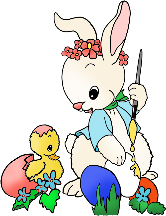 Funny Easter Bunny Clipart Clip Library Stock - Funny Easter Bunny Clipart Clip Library Stock (717x886)