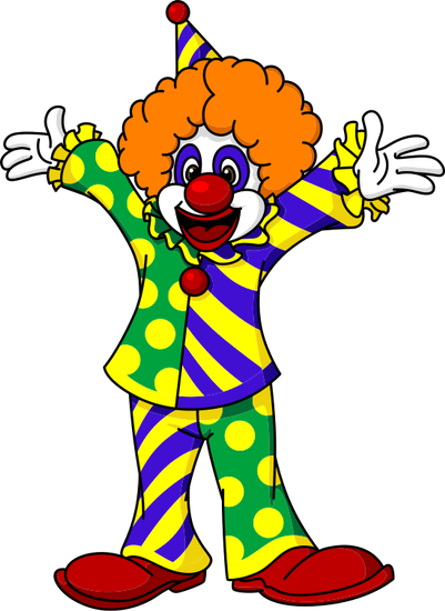 Svg Black And White Clown Jig Graphics Illustrations - Svg Black And White Clown Jig Graphics Illustrations (401x550)