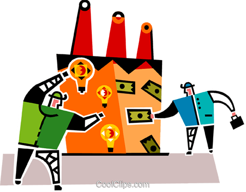 People Investing In Factories Royalty Free Vector Clip - People Investing In Factories Royalty Free Vector Clip (480x374)