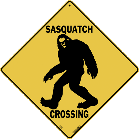 Sasquatch Shilouette Crossing - Sasquatch Shilouette Crossing (480x480)