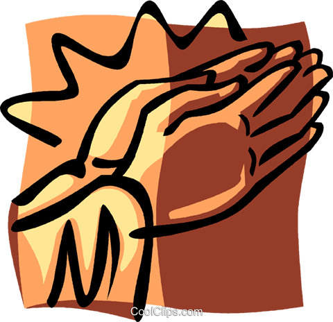 Praying Hands Royalty Free Vector Clip Art Illustration - Praying Hands Royalty Free Vector Clip Art Illustration (480x464)
