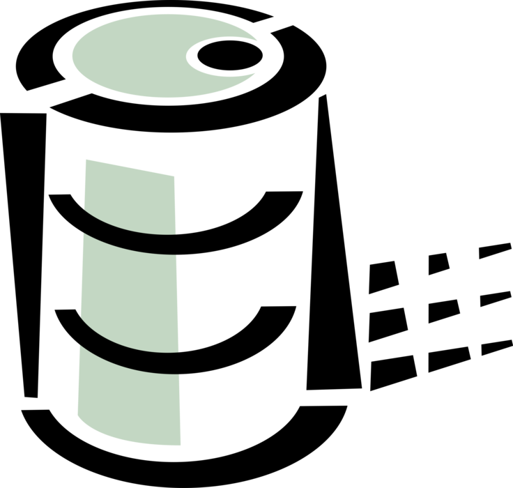 Oil Barrel Royalty Free Vector Clip Art Illustration - Oil Barrel Royalty Free Vector Clip Art Illustration (736x700)
